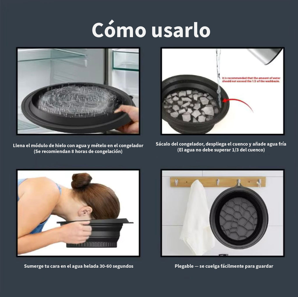 GlowFace Ice Bowl — Cuenco de Crioterapia Facial