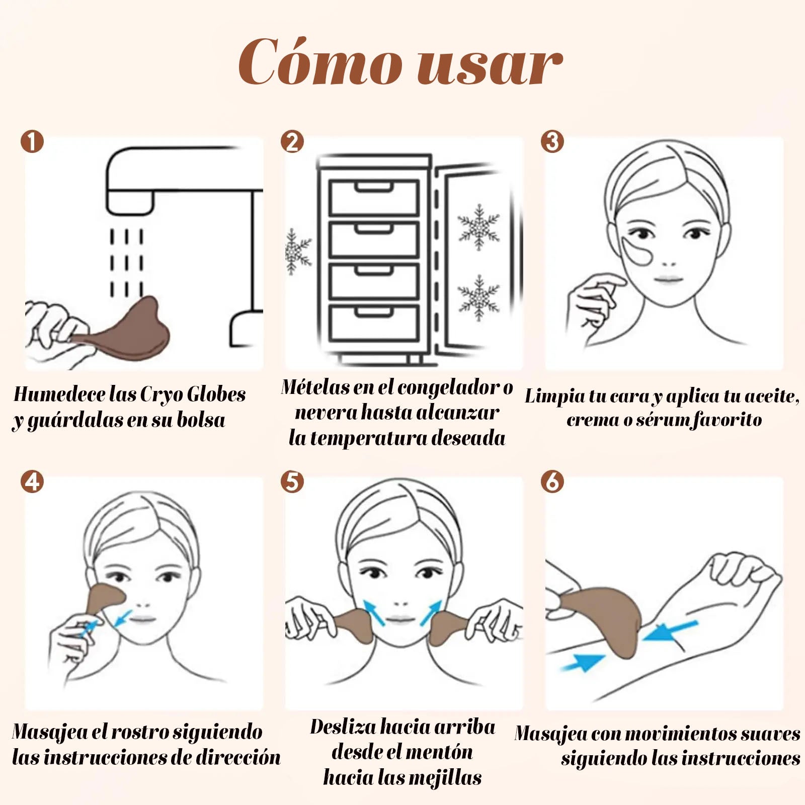 GlowFace Cryo Globes — Bolas de Crioterapia Facial